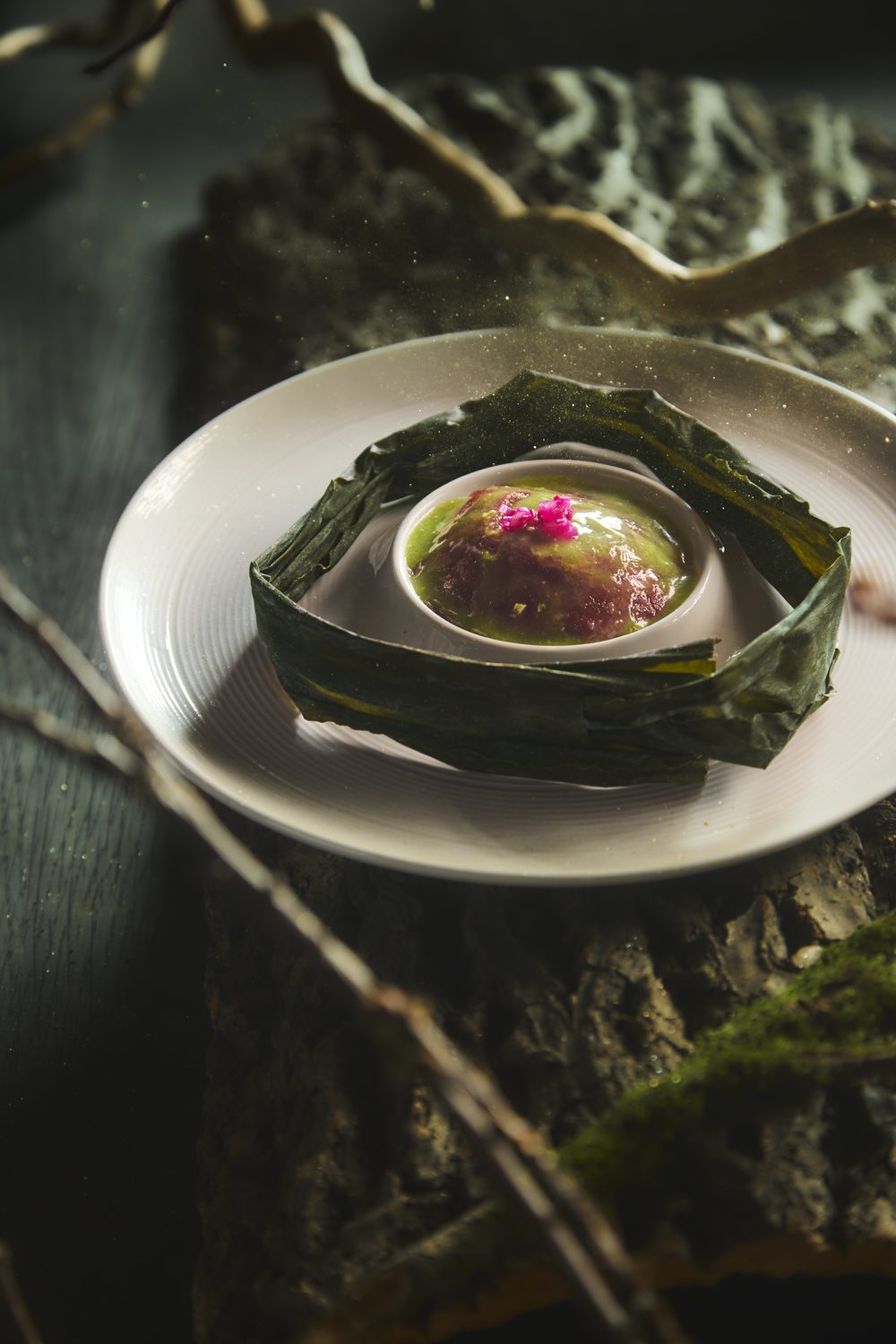 Món omakase plating nghệ thuật